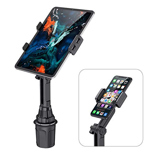 Cup Tablet Holder for Car, WixGear Car Cup Holder Tablet and Phone Adjustable