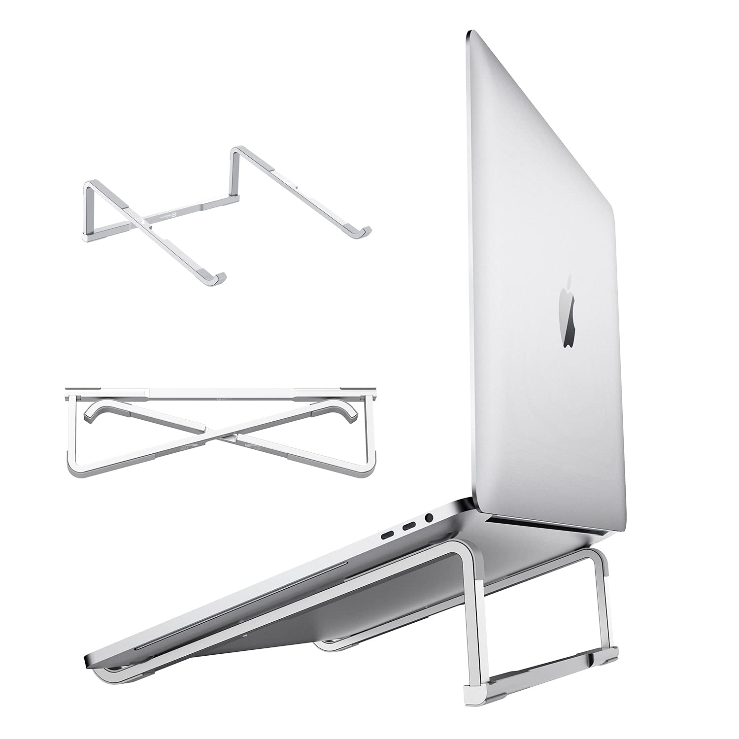 WixGear Laptop Stand for Desk Adjustable Foldable Lightweight Aluminu
