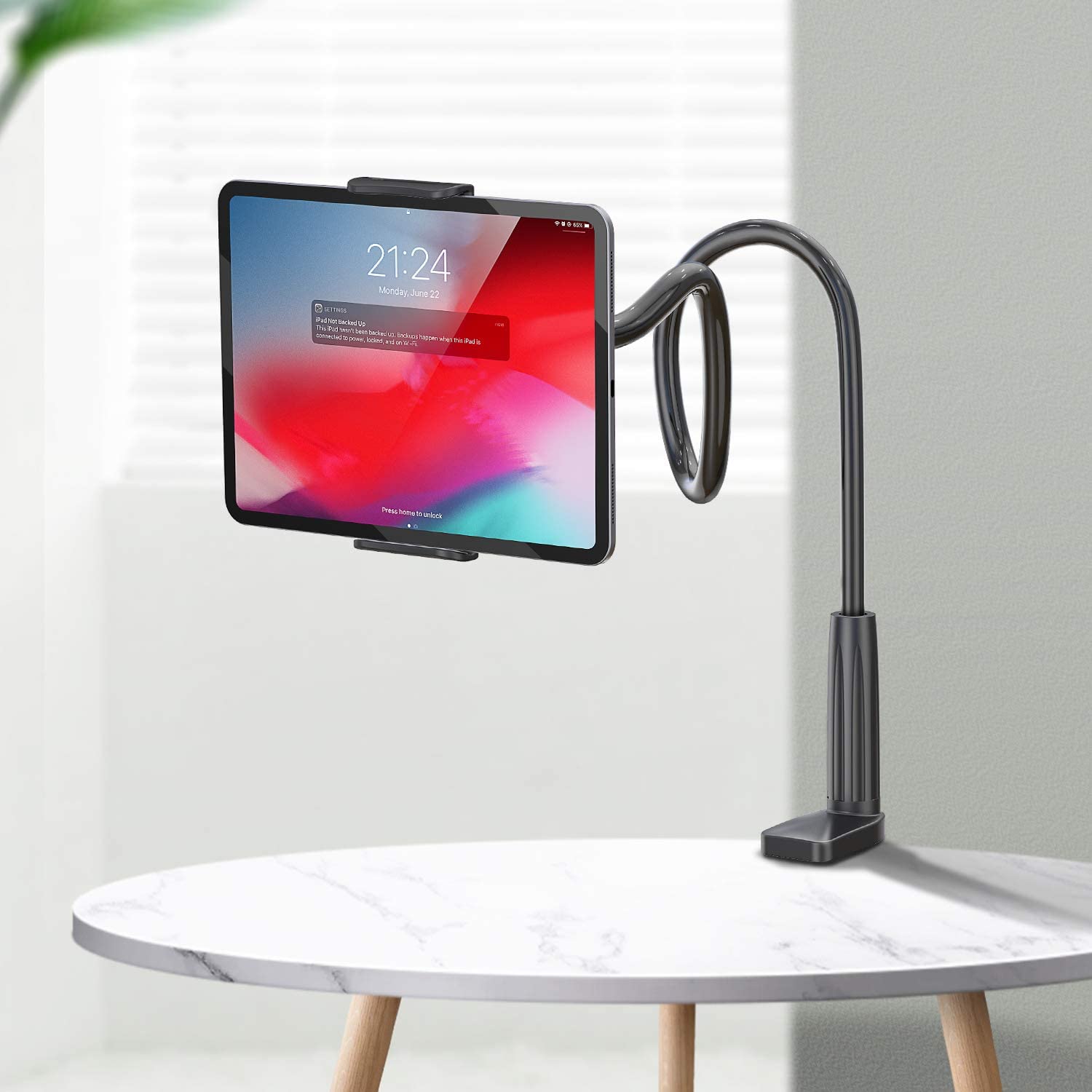 WixGear Gooseneck Tablet Stand, Tablet Mount Holder for iPad Samsung Tabs