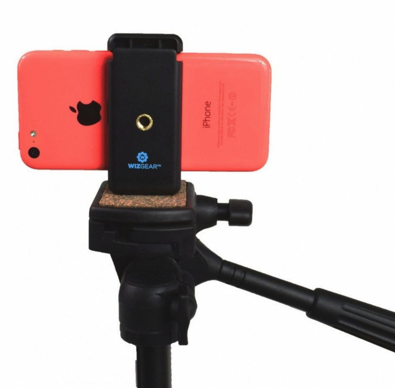 Cell Phone Tripod Adapter, WizGear Universal Smartphone Holder Tripod Adapter for Smaller Smartphones