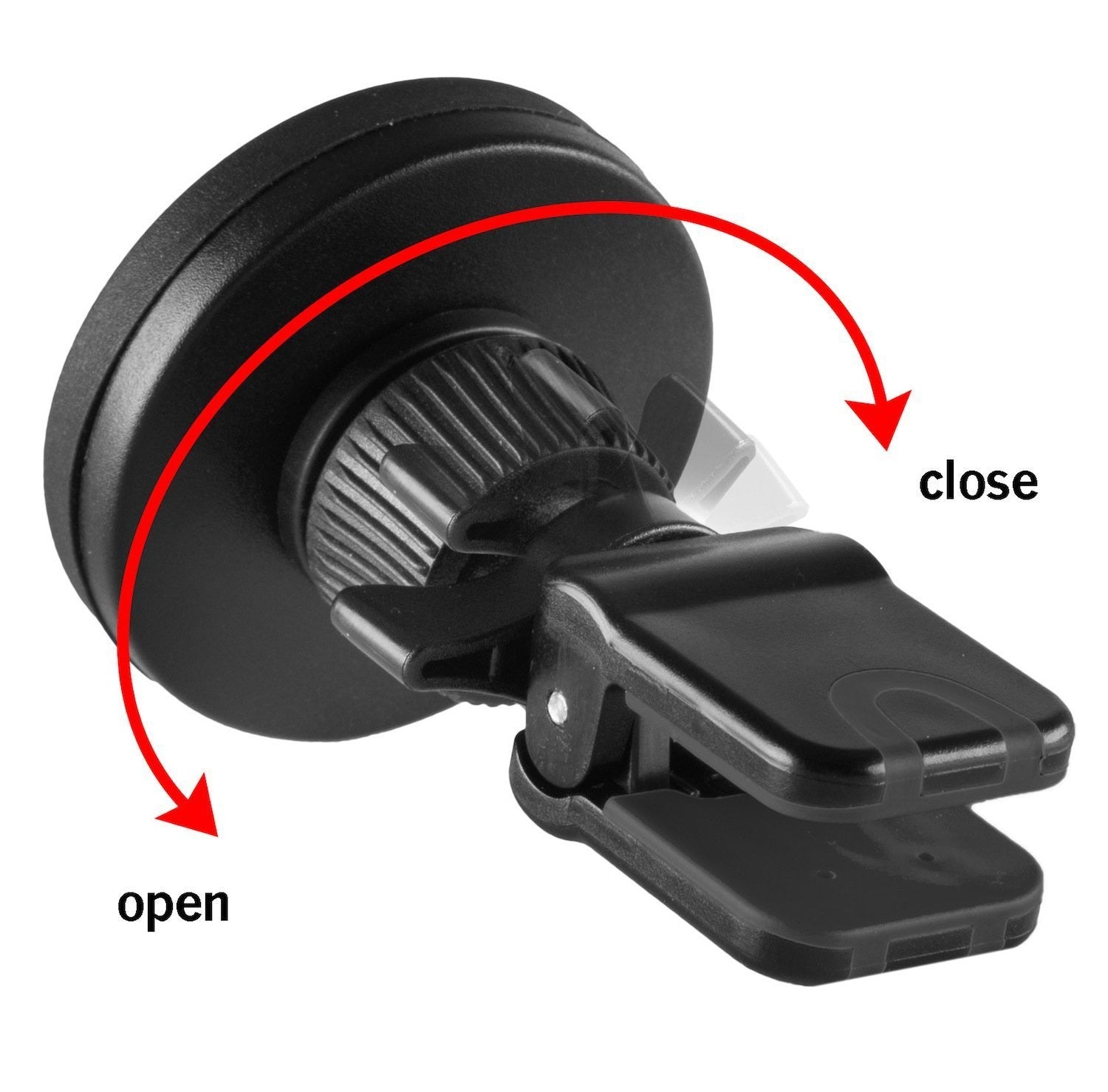 WixGear Universal Twist-lock Mount Air vent Magnetic Car Mount Holder, for Cell Phones and Mini Tablets