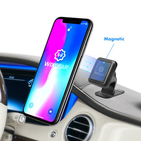 WixGear Universal Stick On Dashboard Magnetic Car Mount Holder, for Cell Phones