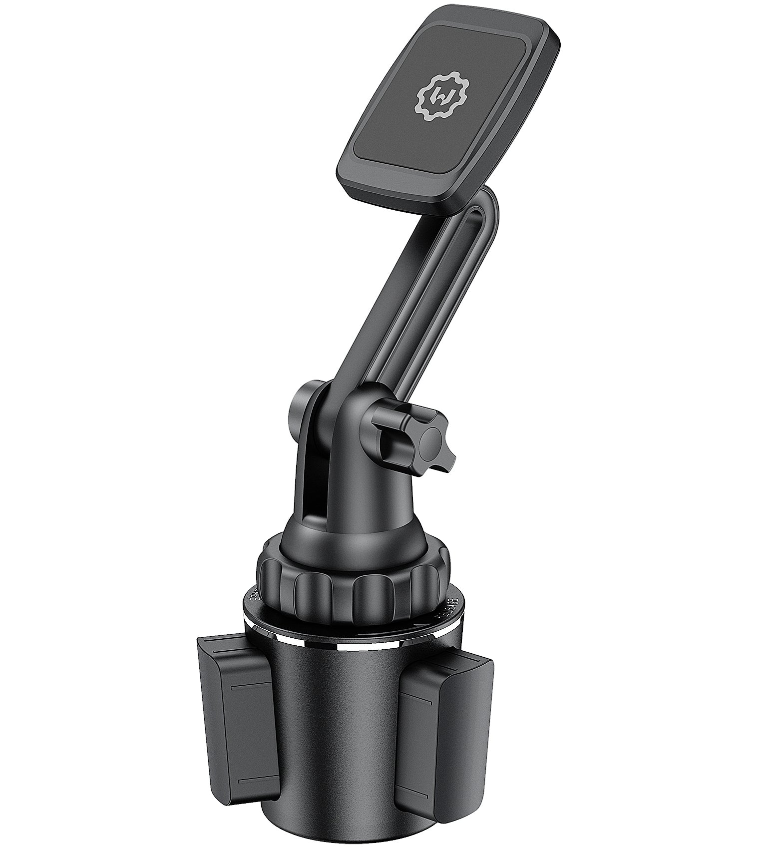 Wixgear Magnetic Cup Holder Phone Mount, Extendable Arm Universal Car Cup Holder Adjustable Base Automobile Cup Holder Smart Phone Cradle Car Mount