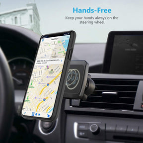 WixGear Universal Air Vent Magnetic Car Mount Holder, for Cell Phones and Mini Tablets