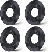 WixGear Adhesive Metal Ring for Phone Case Cover, Thin Sticker Compatible to Magsafe Metallic Plate for iPhone 14 13 12 Pro Max Mini Sticky Round Piece for Magnetic Grip Holder (4 Pack)