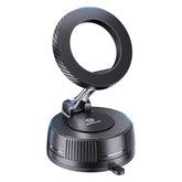 WixGear MagSafe Car Mount, Suction Cup Dashboard & Windshield Phone Holder, Magnetic iPhone Car Mount for MagSafe Series, 360° Adjustable Magnetic Phone Holder for Car, Carbon Fiber