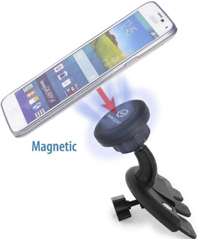 WixGear Universal CD Slot Magnetic Car Mount Holder, for Cell Phones and Mini Tablets