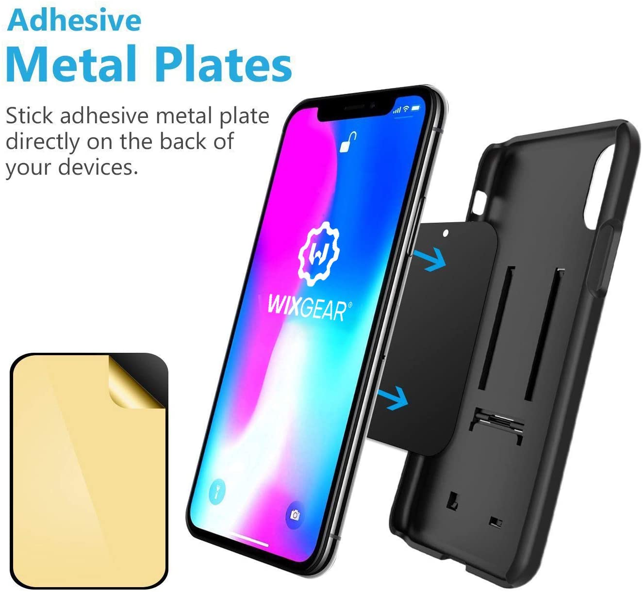 Hands-Free Phone Calls Made Easy! WixGear Magnetic Car Mount For Dashboard & Windshield