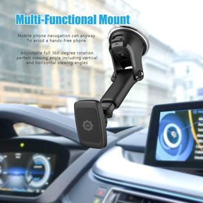 Magnetic Phone Car Mount, WixGear Universal Magnetic Car Mount Holder, Windshield Mount and Dashboard Mount Holder