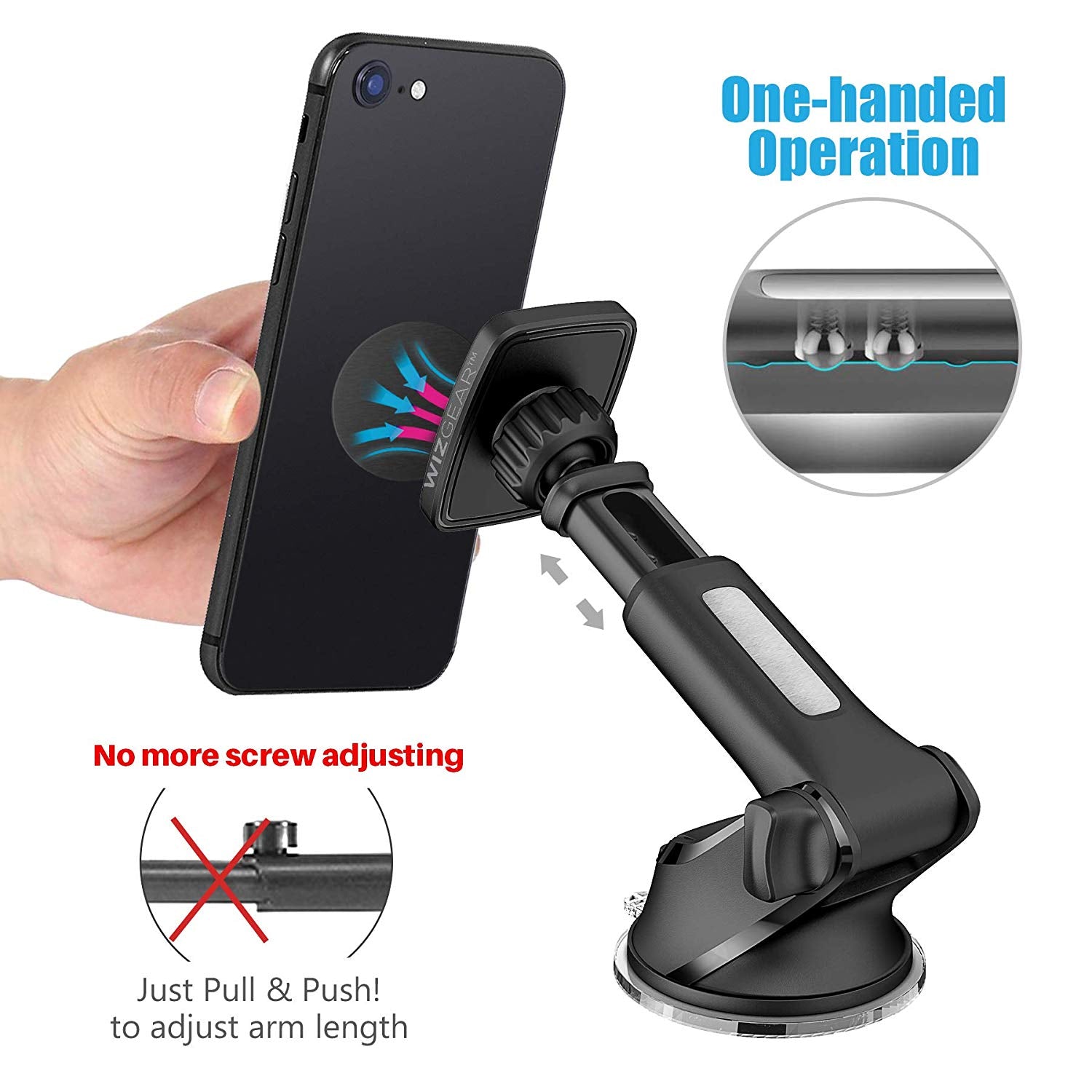 Suction Cup Magnetic Phone Mount Bad For Phone Vacuum Magnetic