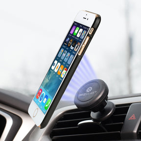 WizGear Universal Air Vent Magnetic Car Mount Holder, for Cell Phones and Mini-Tablets With Swivel Head