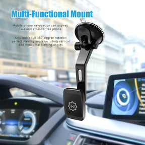 Magnetic Mount, WixGear Universal Dashboard Curved Magnetic Phone Car Mount Holder