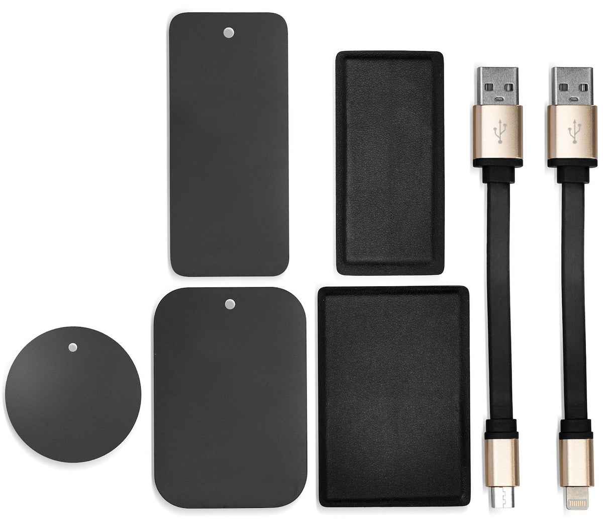 Magnetic Kit for Portable Power Banks Batteries, Power bank Magnetic Mount to Your Phone