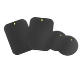 WixGear Mount Metal Plate (4 Pack) with Adhesive for Magnetic Cradle-less Mount