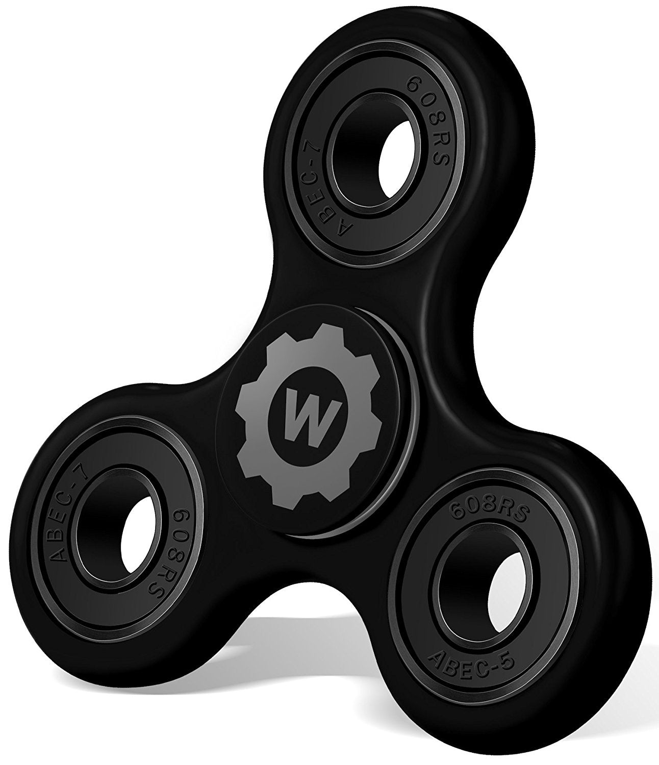 WixGear [2 PACK] High-Speed Fidget Spinner Silent & Lightweight Tri-spinner For Stress Relief Toy