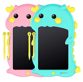 WixGear (2 Pack) LCD Writing Tablet for Kids, Colorful Toddler Doodle Board Drawing Tablet Erasable Reusable Electronic