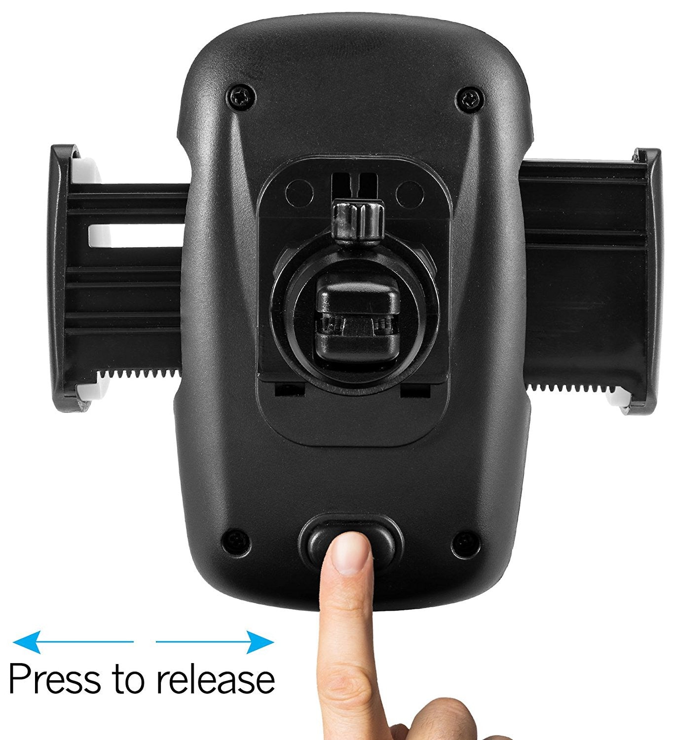 WizGear Universal Air Vent Car Mount Holder Cell Phone Car Mount with Air Vent Secure Bite Lock