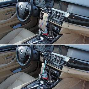 WixGear Car Cup Holder Tablet and Phone Mount Adjustable Automobile Cup Holder Smart Phone Cradle Car Mount