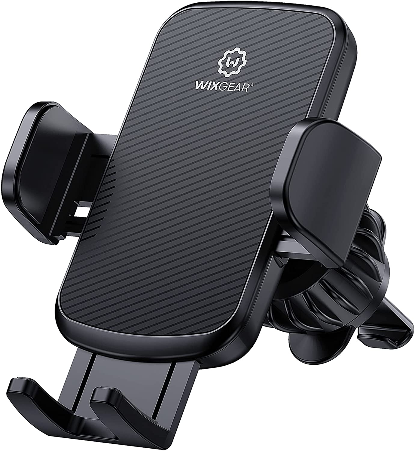 WixGear Universal Air Vent Phone Holder for Car, Phone Mount for Car for Cell Phones (New Upgraded Vent Locks)